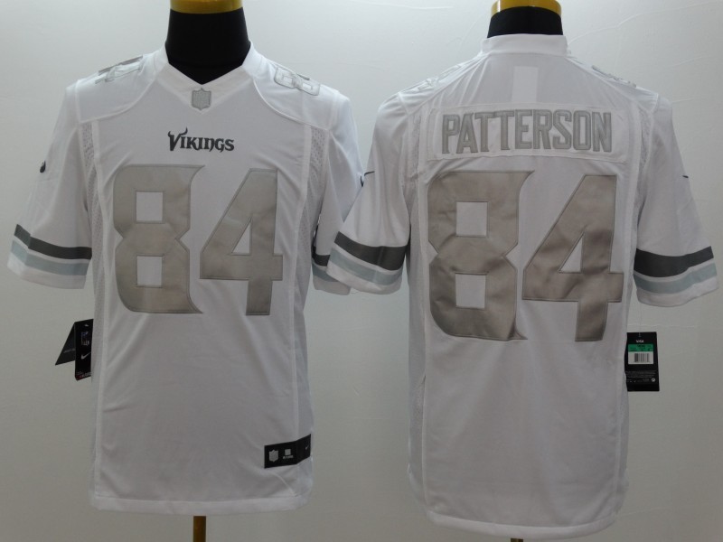 Men's Minnesota Vikings Cordarrelle Patterson #84 White Jersey